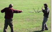 Knife Fighting Throws During a Fight